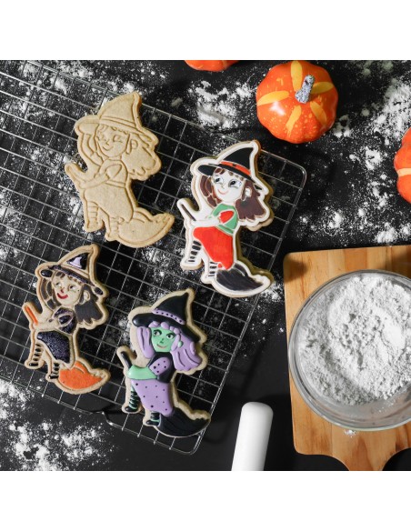 Set Cortadores Y Sellos De Galletas Personajes Espeluznantes 3ud PME