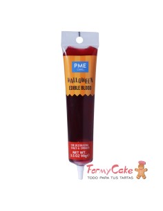 Gel Rojo para Decorar Pasteles - Sangre Comestible...