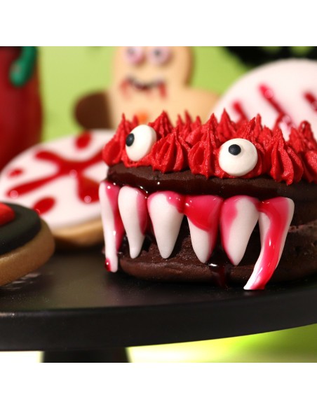 Gel Rojo para Decorar Pasteles - Sangre Comestible Halloween 99 G PME