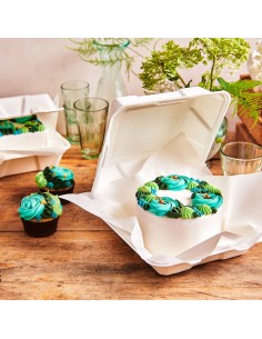 Caja Blanca Bento Cakes 20,8x22,1cm 10uds Funcakes 2