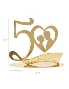 figura 50 aniversario Bodas de oro Dekora 2
