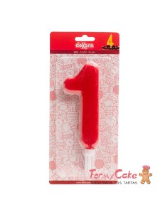 Vela Gigante Número 1 Dekora