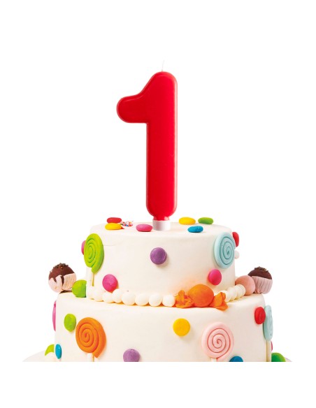 Vela Gigante Número 1 Dekora