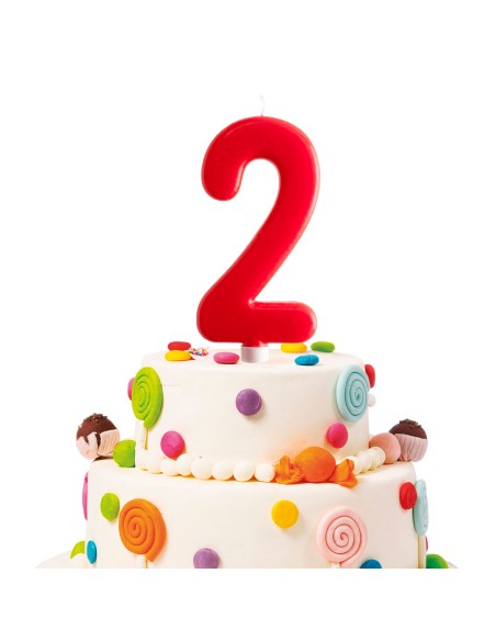 Vela Gigante Número 2 Dekora