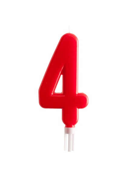 Vela Gigante Número 4 Dekora