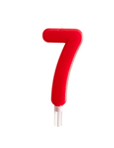 Vela Gigante Número 7 Dekora