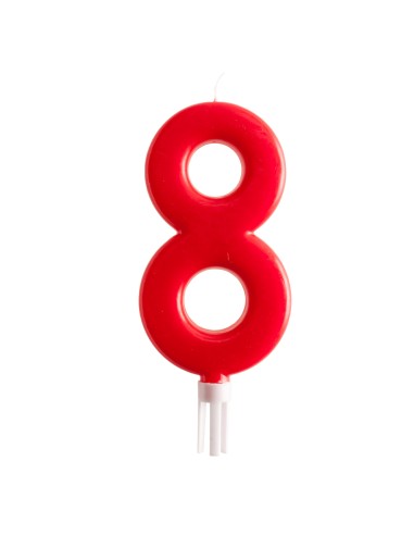 Vela Gigante Número 8 Dekora