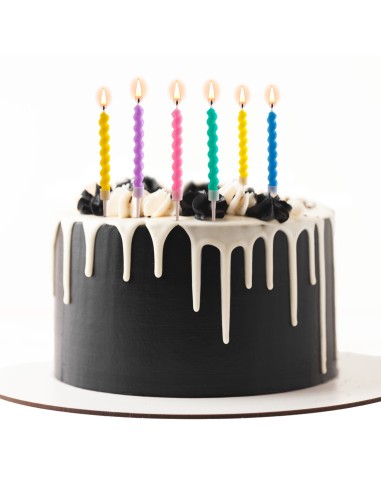 Velas para Tartas Twisted 6ud Dekora