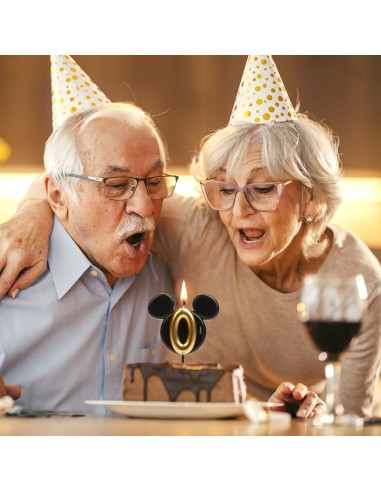 Vela Silueta Mickey Número 0 Dekora