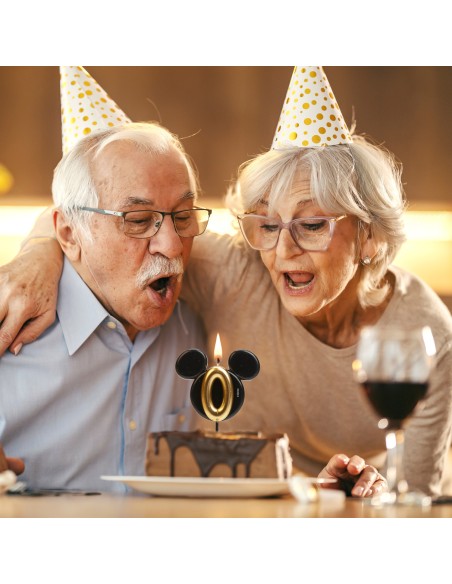 Vela Silueta Mickey Número 0 Dekora