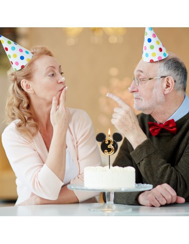 Vela Silueta Mickey Número 1 Dekora