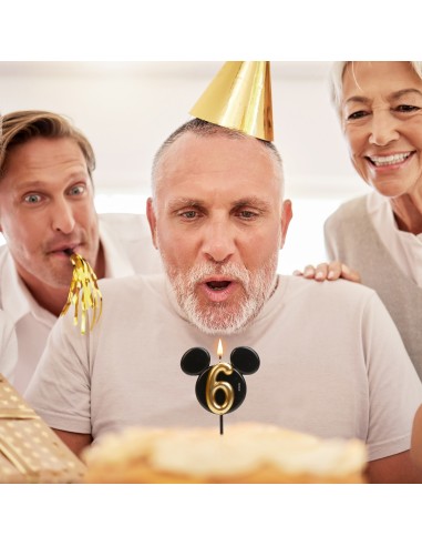 Vela Silueta Mickey Número 2 Dekora