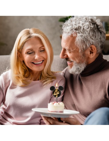 Vela Silueta Mickey Número 4 Dekora