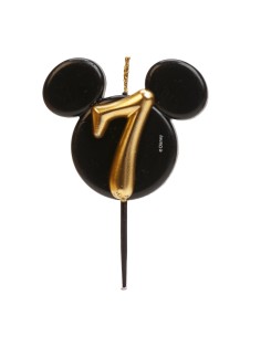 Vela Silueta Mickey Número 7 Dekora 2