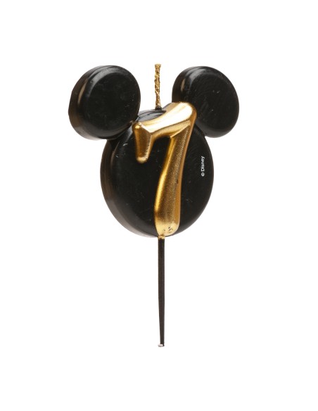 Vela Silueta Mickey Número 7 Dekora