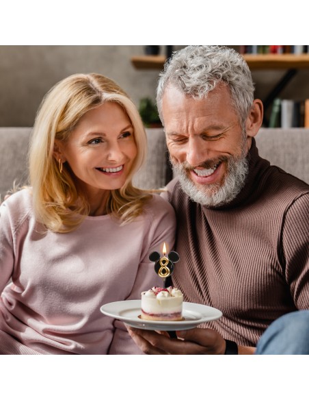 Vela Silueta Mickey Número 8 Dekora