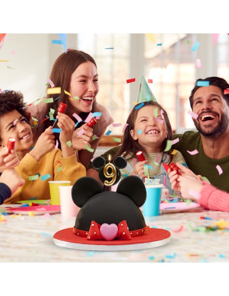 Vela Silueta Mickey Número 9 Dekora