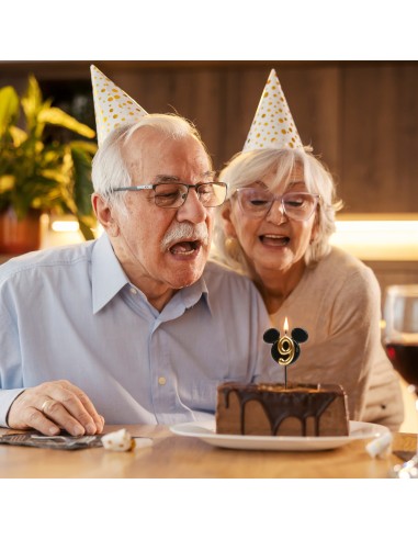 Vela Silueta Mickey Número 9 Dekora