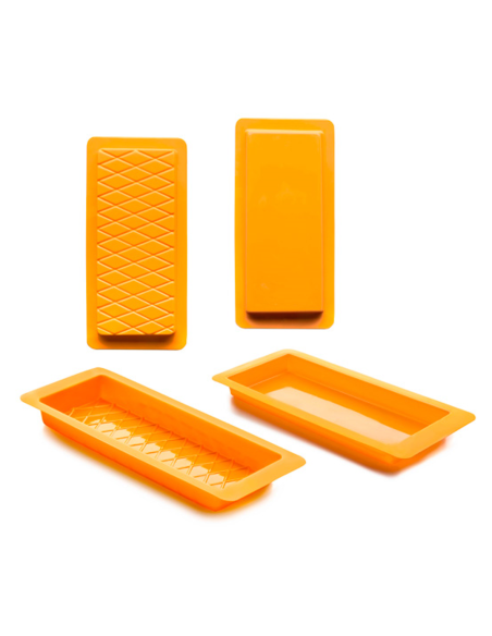 Set 2 Moldes Turrón (Liso+Rombo) Ibili