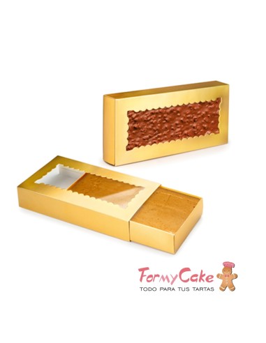 Caja para Turrón 22x10x2,5cm 2ud Ibili