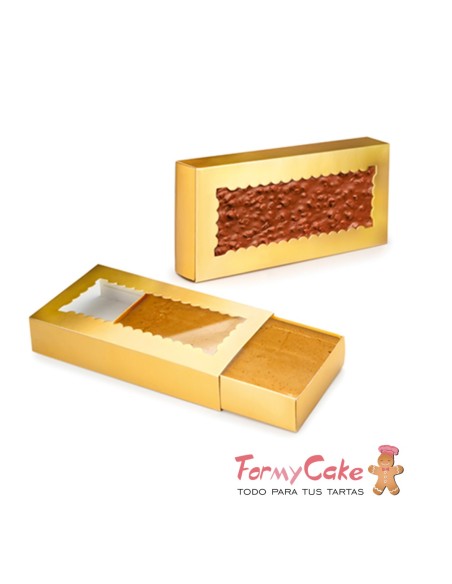 Caja para Turrón 22x10x2,5cm 2ud Ibili