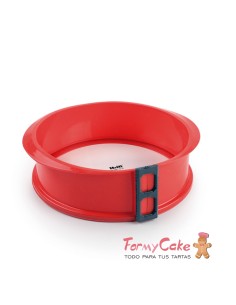 Molde Desmontable Redondo Con Base De Cristal 22cm Ibili