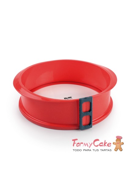 Molde Desmontable Redondo Con Base De Cristal 22cm Ibili