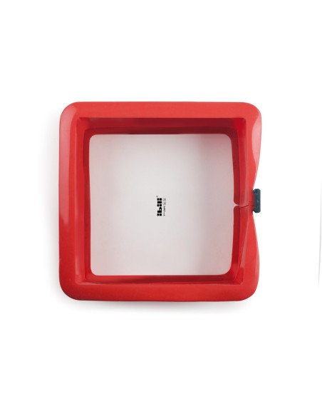 Molde Desmontable Cuadrado Con Base De Cristal 21cm Ibili