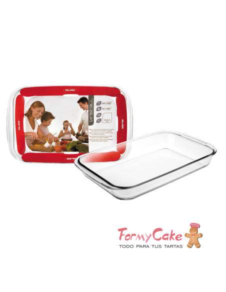 Fuente Horno Rectangular 40x23 Kristall Ibili