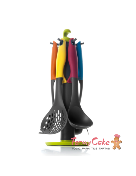 Set De utensilios Con Soporte 6uds Ibili