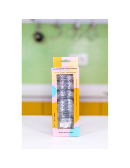 Cápsulas Rigidas Plata-Plata 50ud Azucren