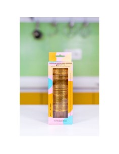 Cápsulas Rigidas Marrón-Oro 50ud Azucren 2