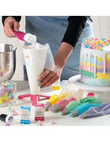 Set de Espátulas con Ángulo, Plástico, Magenta,...