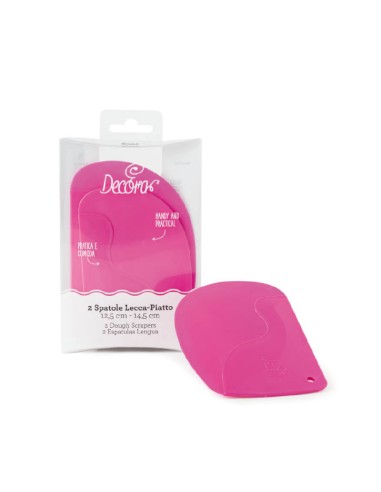 Set de Espátulas con Ángulo, Plástico, Magenta,...