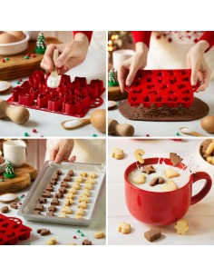 Cortador Mini Cupcookies Navidad Decora 2