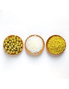 Set Decor Mix Oro Y Blanco 85gr Decora 2