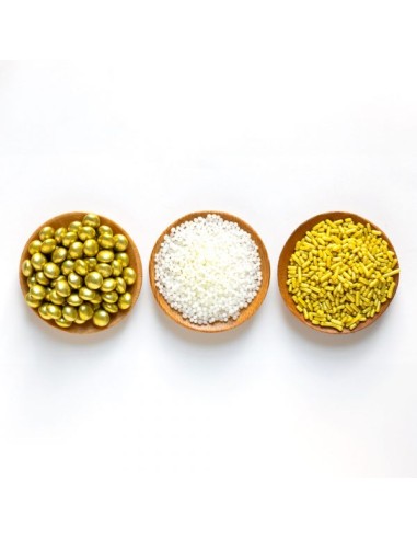 Set Decor Mix Oro Y Blanco 85gr Decora