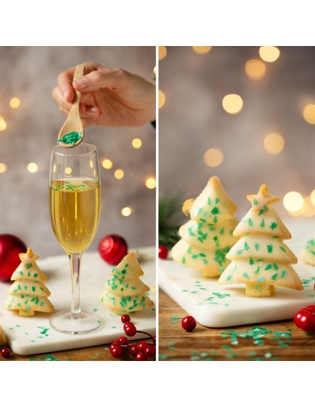 Decoraciones Comestibles Árbol Verde 1gr Decora