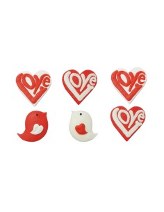 Decoración De Azúcar Love Love 6ud Decora 2