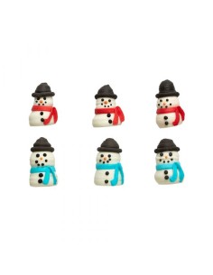 Decoración De Azúcar Muñecos De Nieve 3D  Decora 2