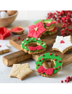 Kit Cortadores Guirnalda Y Flor De Pascua 2ud. Decora 2