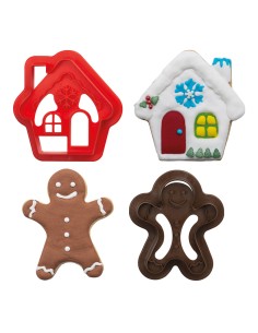 Kit Cortadores Gingerman Y Casa 2ud. Decora 2