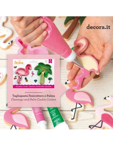 Kit Cortadores Flamenco Y Palmera 2ud. Decora