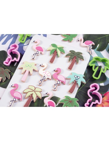 Kit Cortadores Flamenco Y Palmera 2ud. Decora