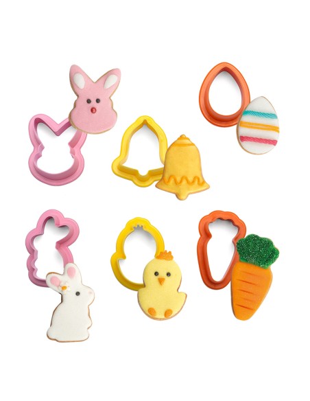 Kit 6 Minicortadores Pascua Decora