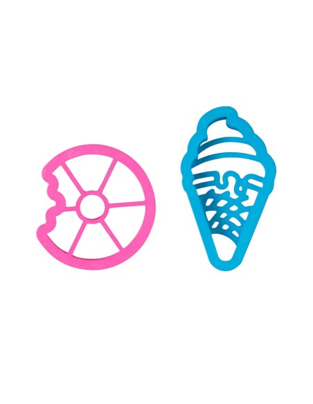 Kit 2 Cortadores Berlina y Cono de Helado Decora
