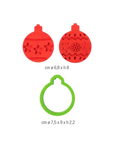 Juego de Marcador y Cortador de Galletas Bolas...