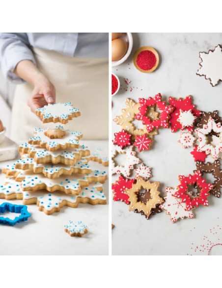 Set Cortadores Árbol Estrella 8ud. Decora