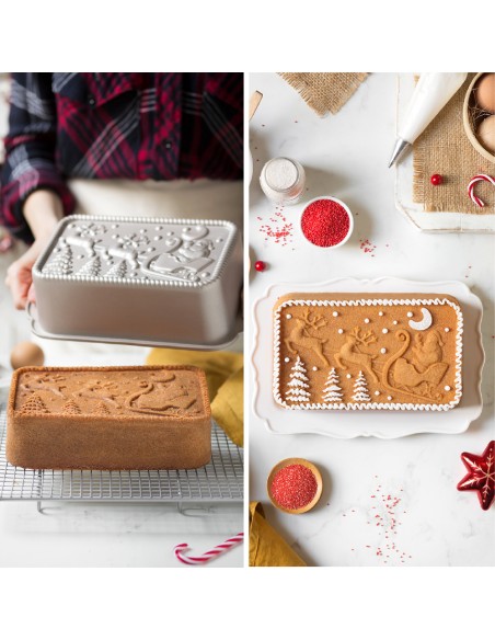 Molde Aluminio Fundido Santa Claus Decora