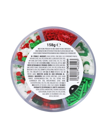 Sprinkle Navidad 6 En 1 Figuritas Navideñas 158g PME